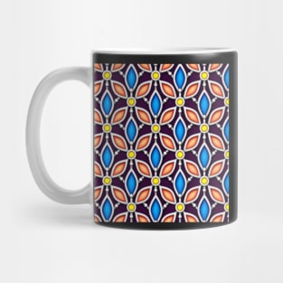 Aesthetic Pattern with Abstract Crystals Mug